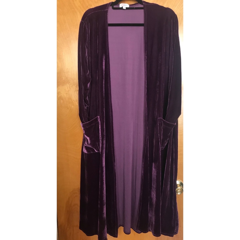 LuLaRoe Velvet Velour Sarah XL